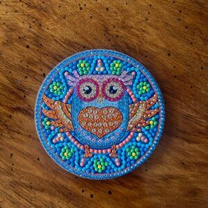 Bejeweled Owl Coaster